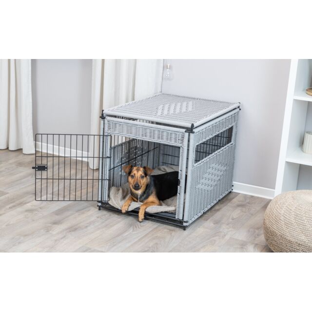 Home crate, poly-rattan