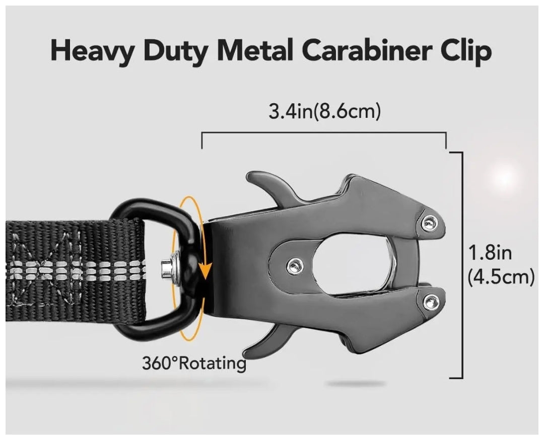 Heavy Duty Dog Lead - Shock Absorption