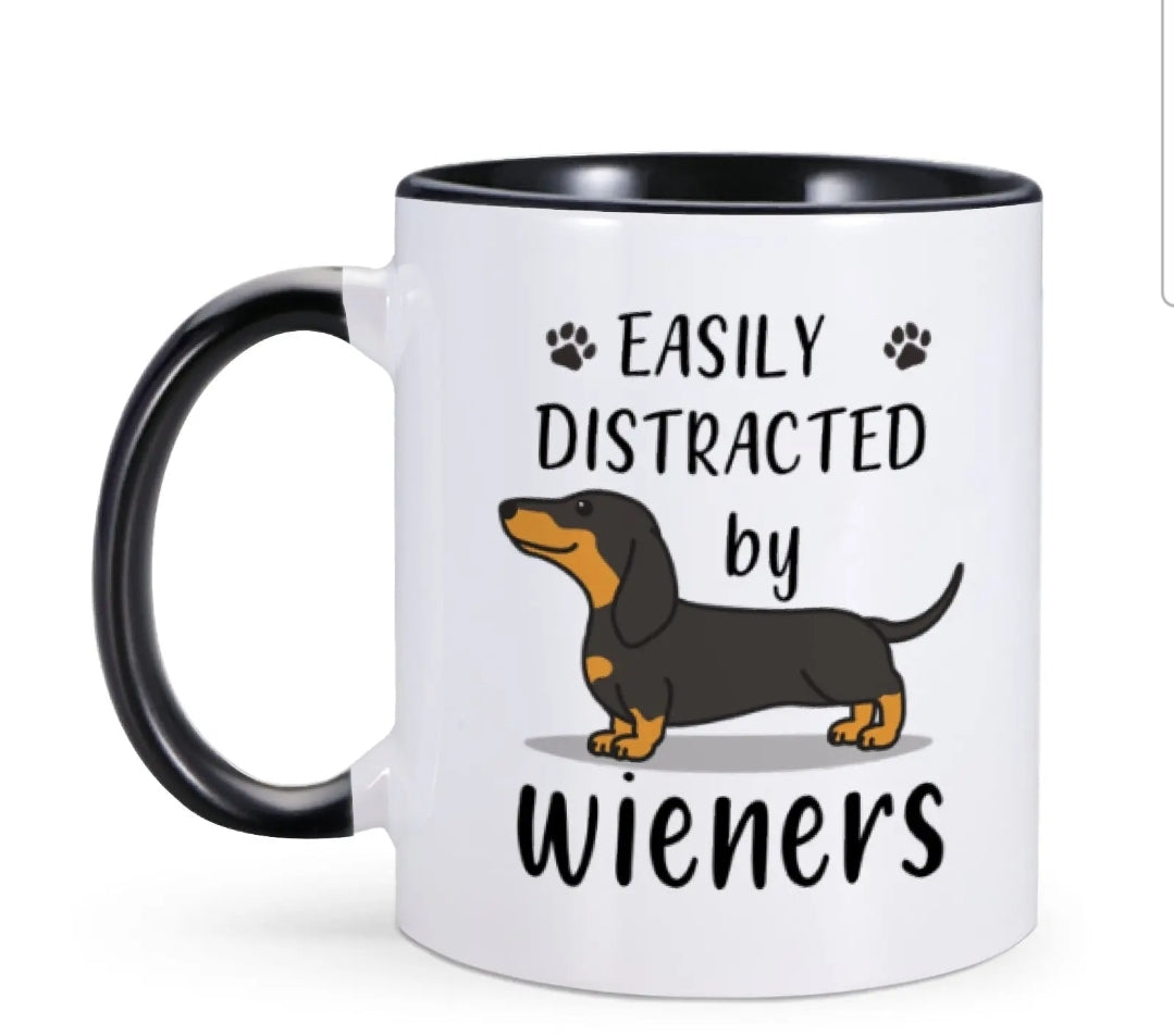 Easily Distracted by Weiners Mug