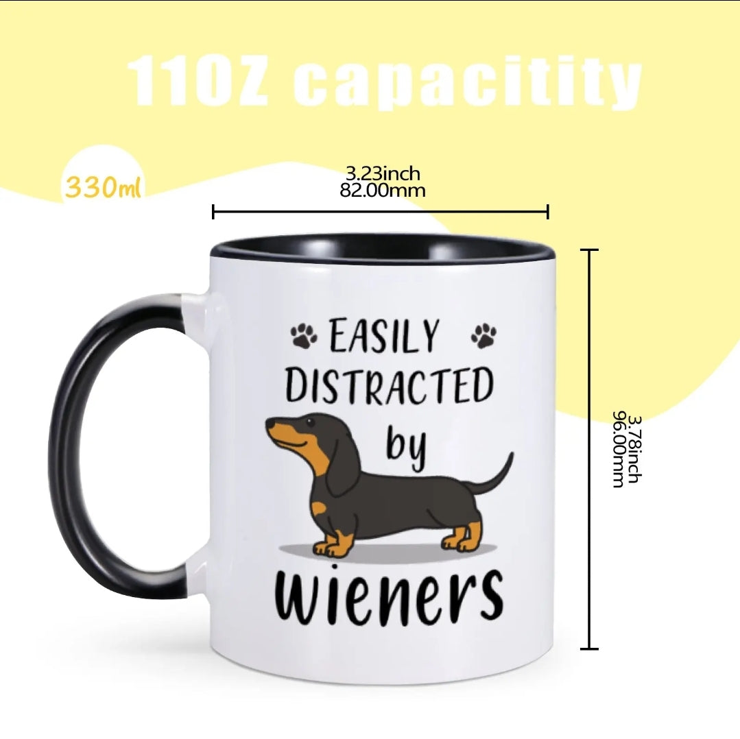 Easily Distracted by Weiners Mug