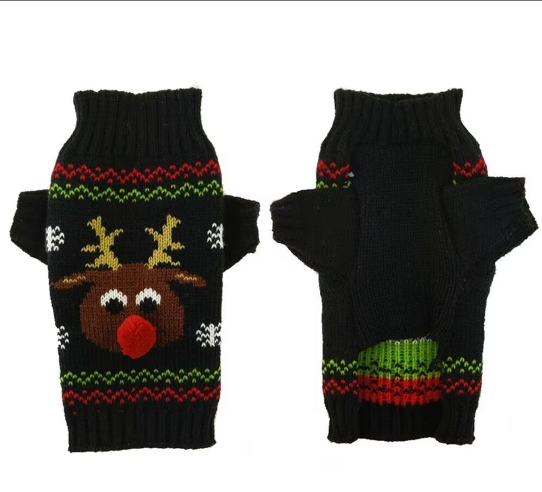 Dog Christmas Pull Over Jumper