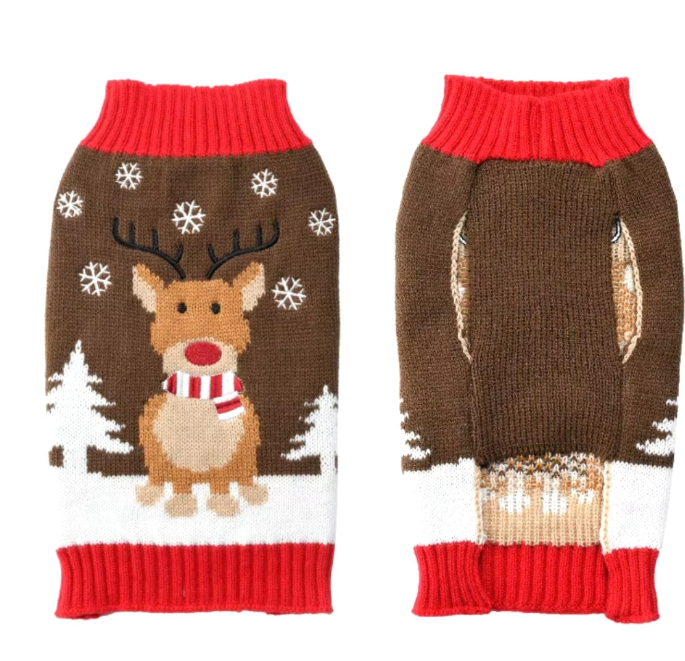 Dog Christmas Pull Over Jumper