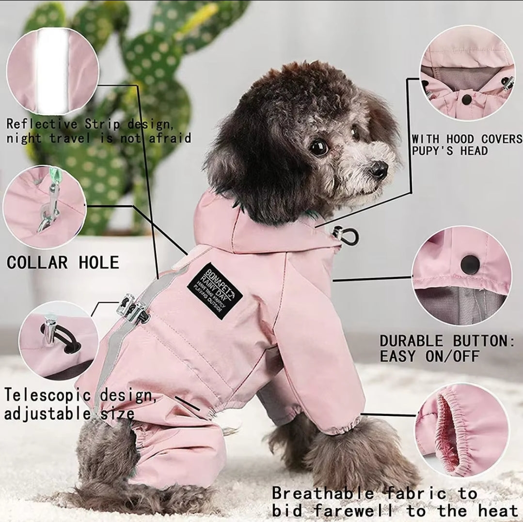 Dog Sports Raincoat