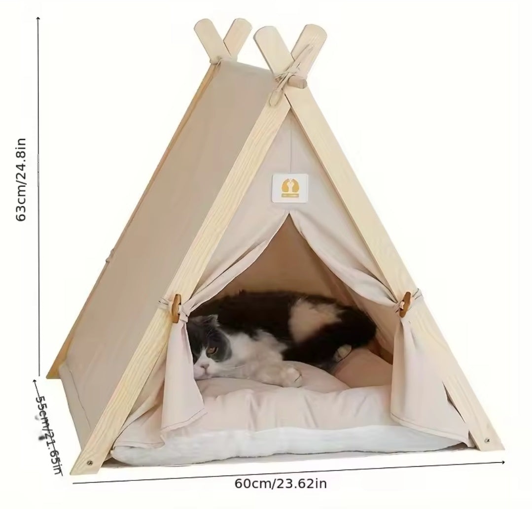 Indoor Pet Tent - Cat, Small Dog & Puppy