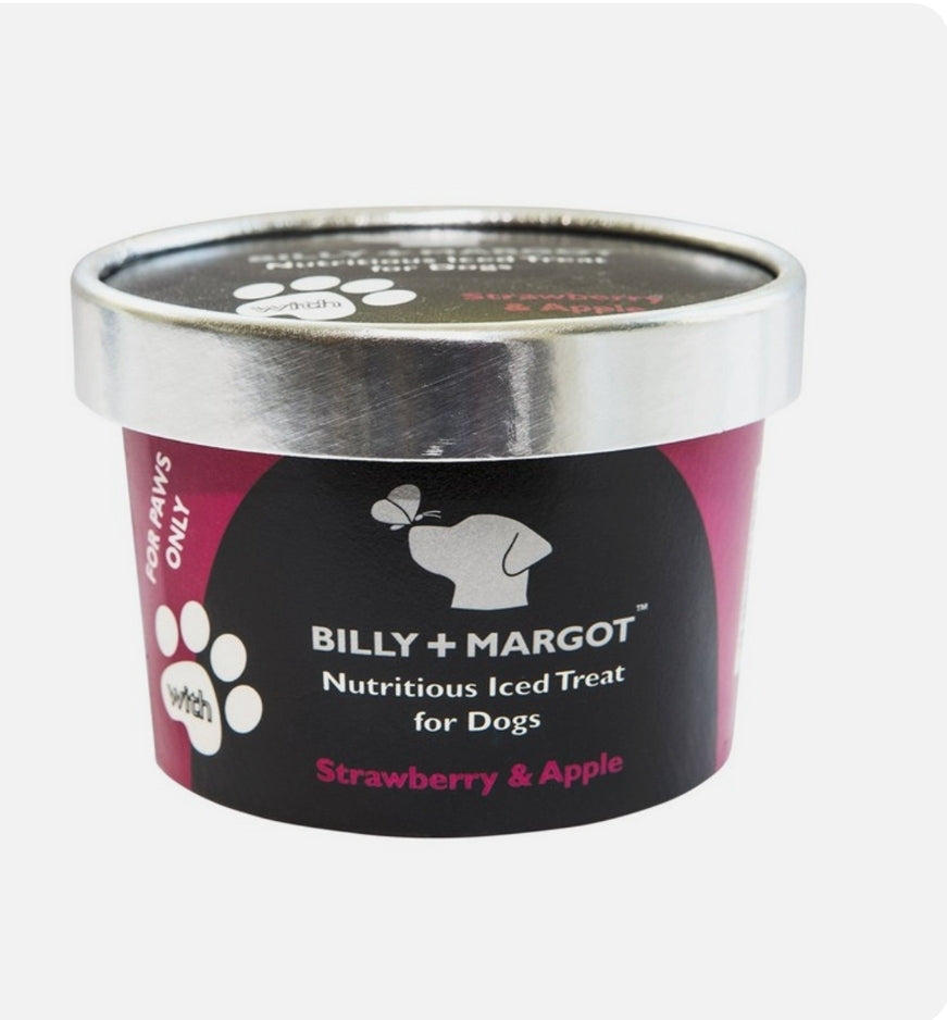 Billy And Margot Strawberry & Apple Ice Treat (Pink) 160ml