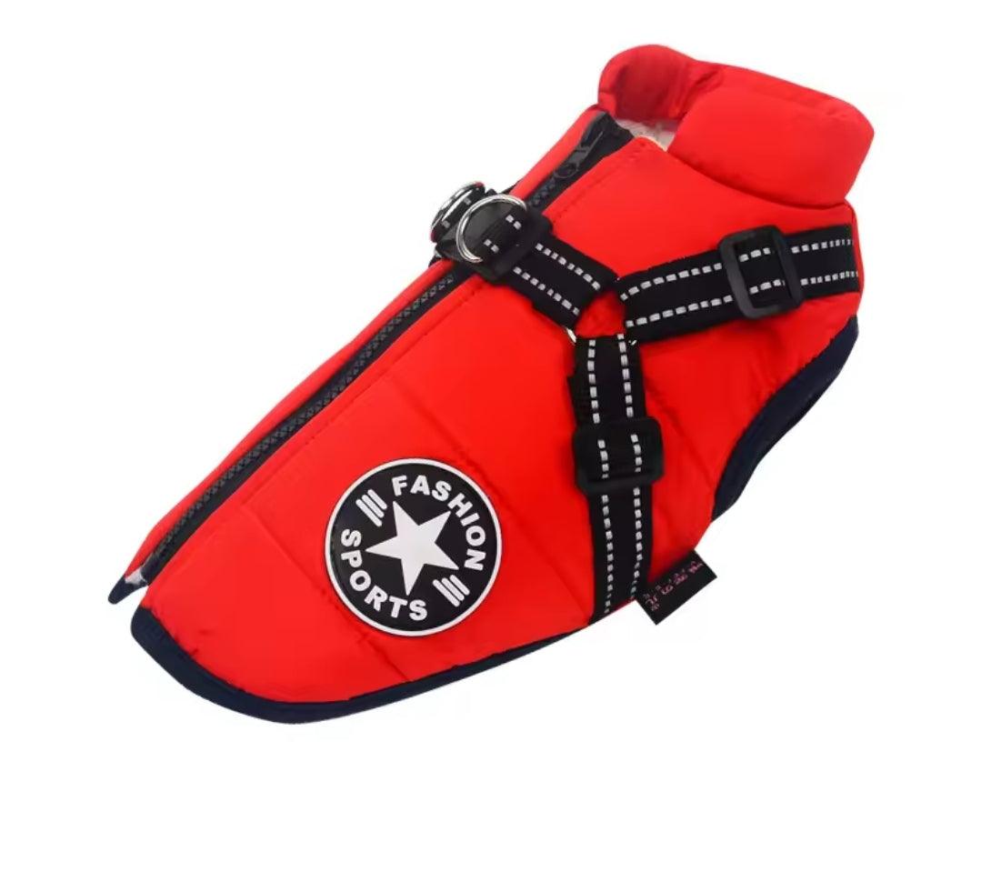 Sports Warm Dog Harness Coat