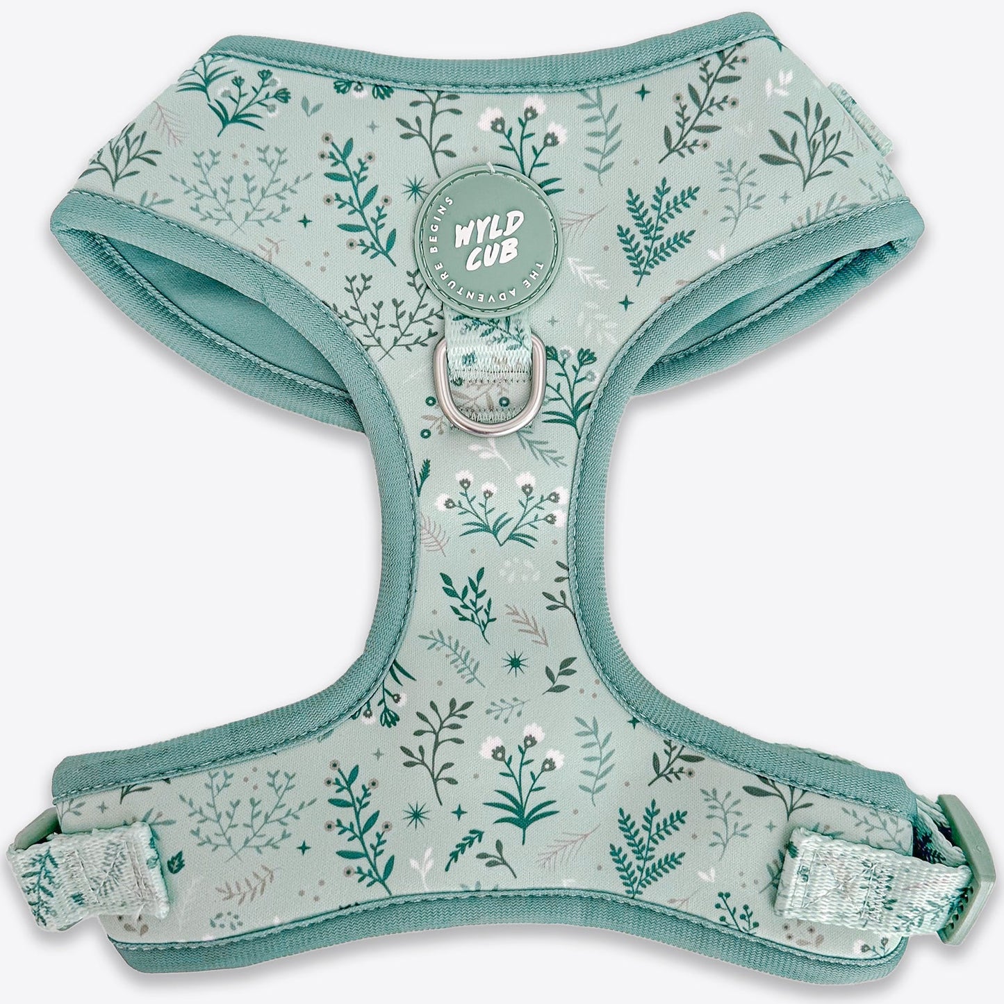 Wyld Cub - Adjustable Dog Harness: Chiswick Pistachio