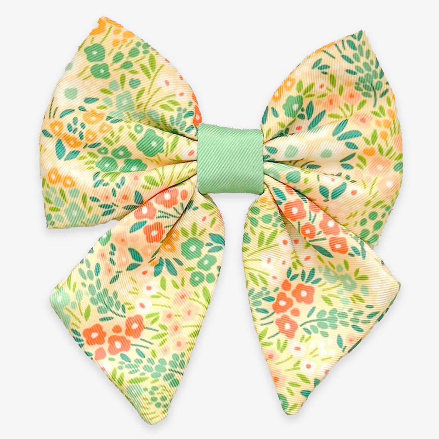 Wyld Cub - Dog Sailor Bow: Notting Hill Lemongrass