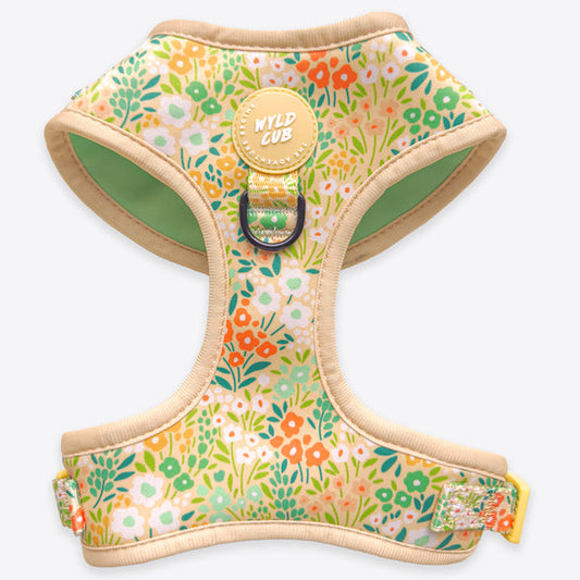 Wyld Cub - Adjustable Dog Harness: Notting Hill Lemongrass