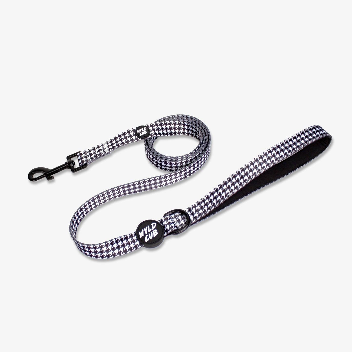 Wyld Cub - Dog Lead: Knightsbridge Houndstooth