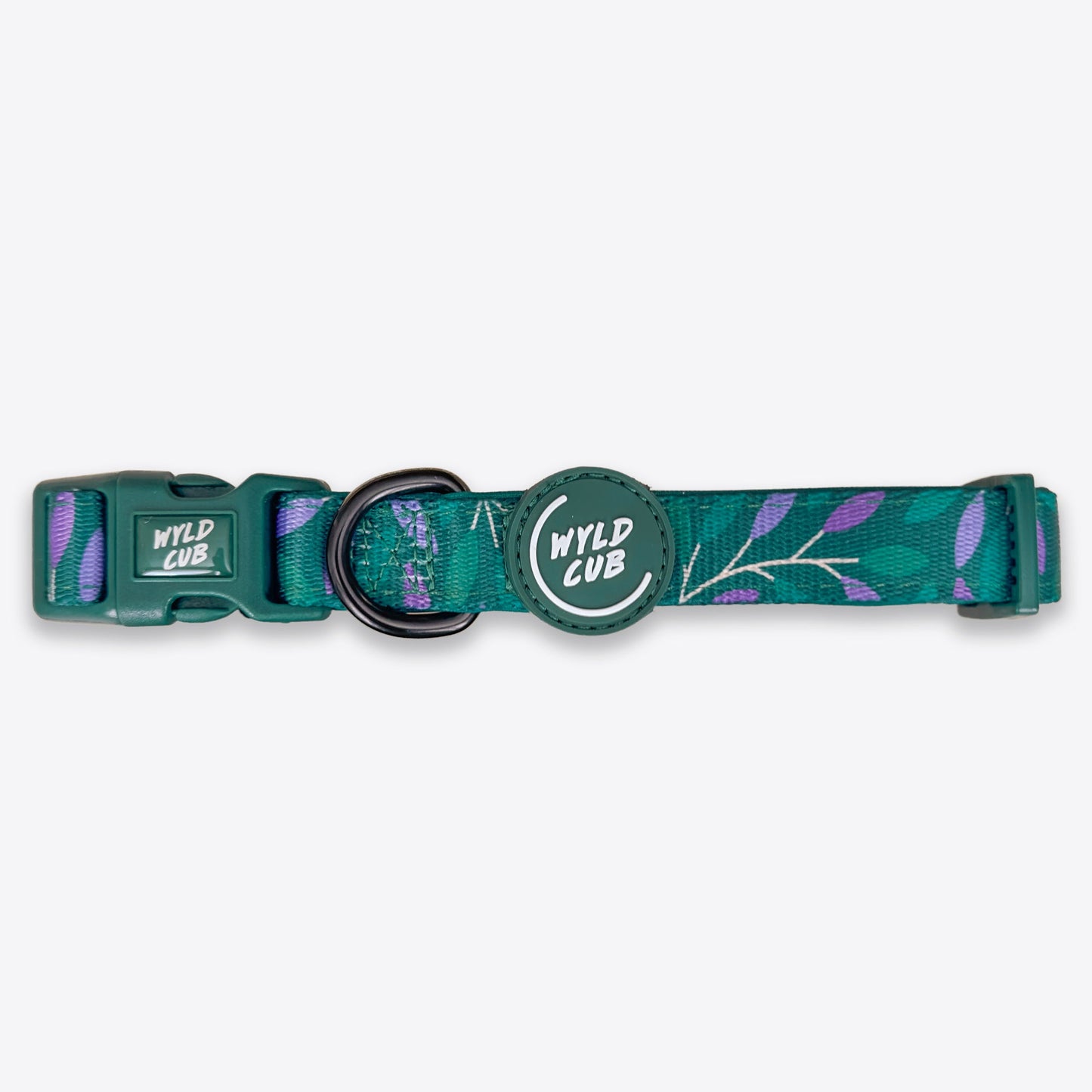 Wyld Cub - Adjustable Dog Collar: Hampstead Evergreen