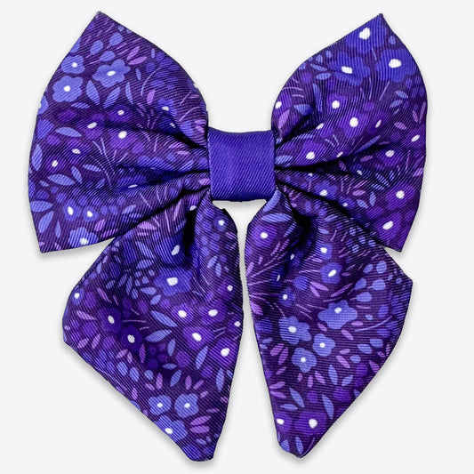 Wyld Cub - Dog Sailor Bow Tie: Notting Hill Blackberry