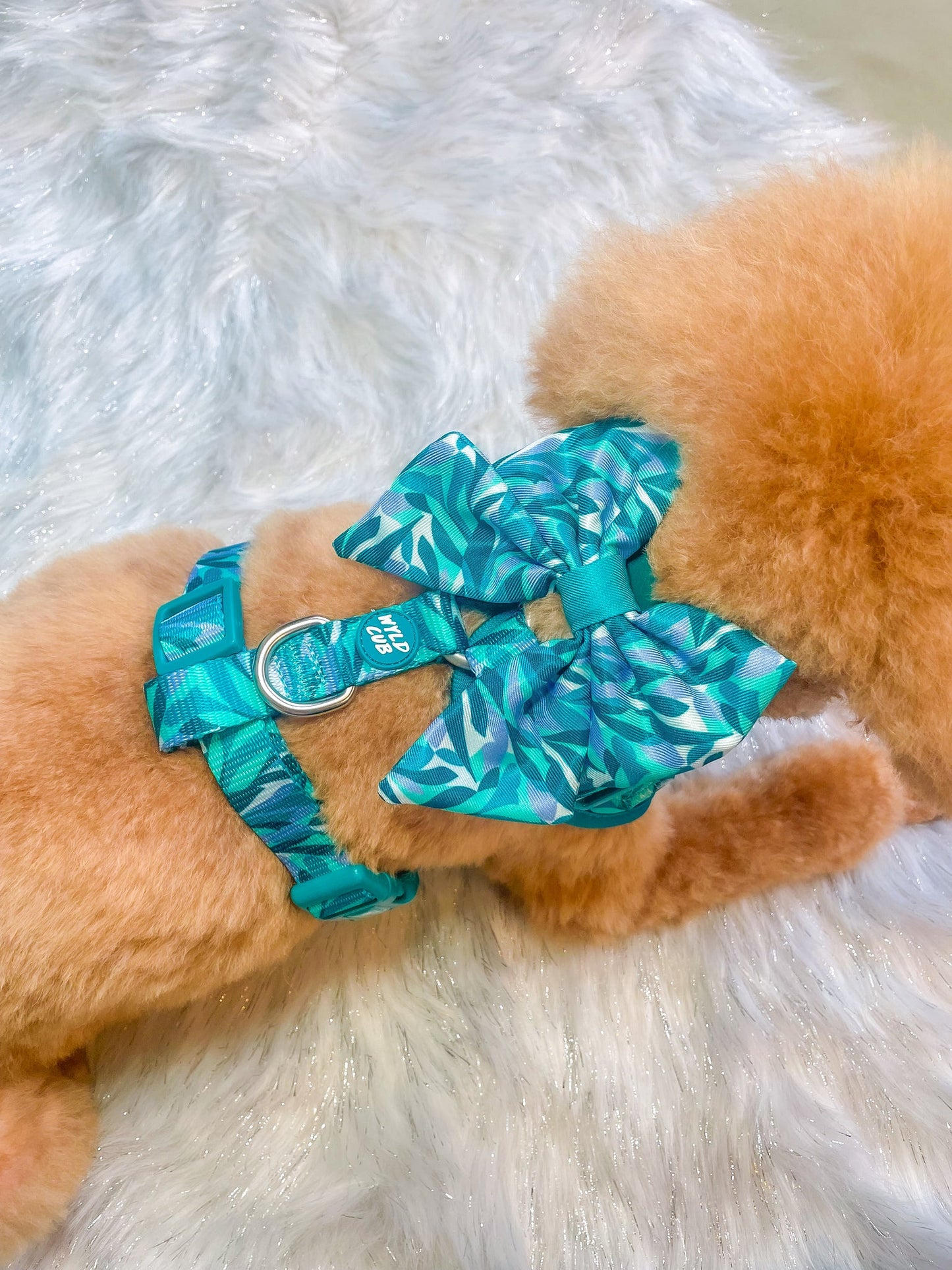 Wyld Cub - Dog Sailor Bow Tie: Kew Agave