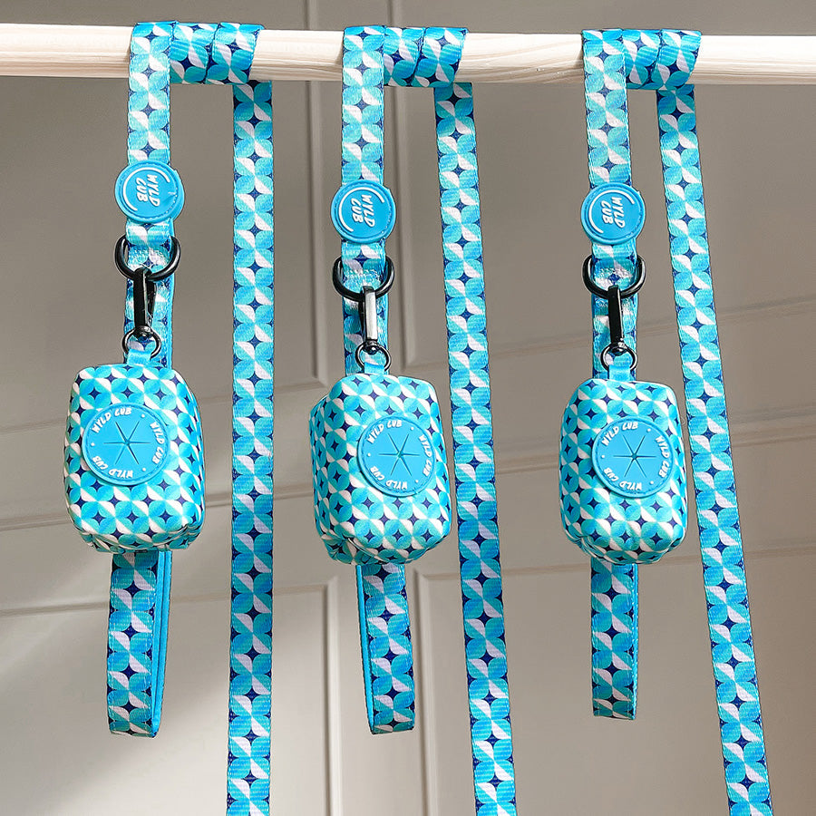 Wyld Cub - Dog Lead: Knightsbridge Azure