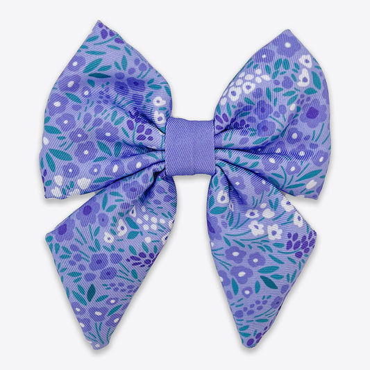 Wyld Cub - Dog Sailor Bow Tie: Notting Hill Wisteria