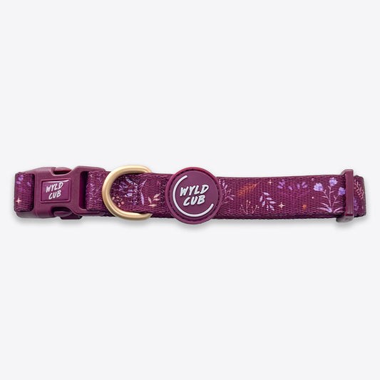 Wyld Cub - Adjustable Dog Collar: Chiswick Fig