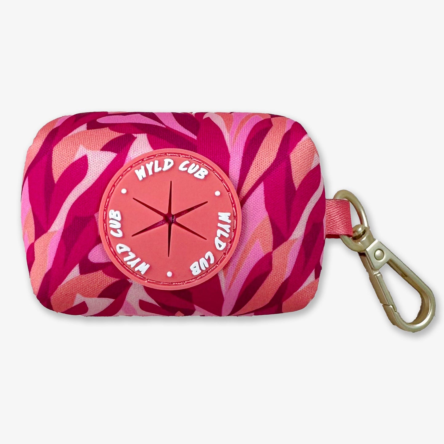 Wyld Cub - Dog Poop Bag Holder: Knightsbridge Coral