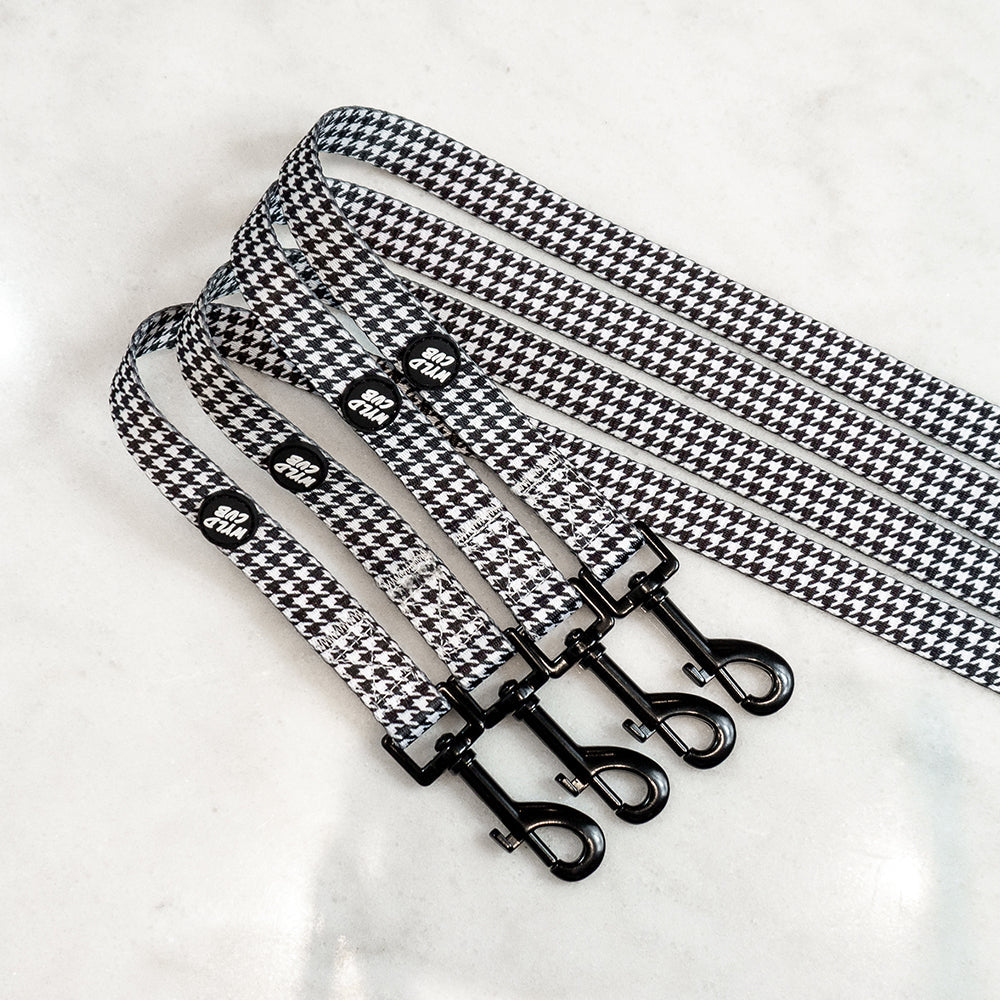 Wyld Cub - Dog Lead: Knightsbridge Houndstooth