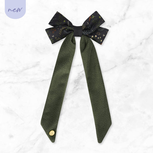 Wyld Cub - Bow Hair Clip: Chiswick Ravenwood
