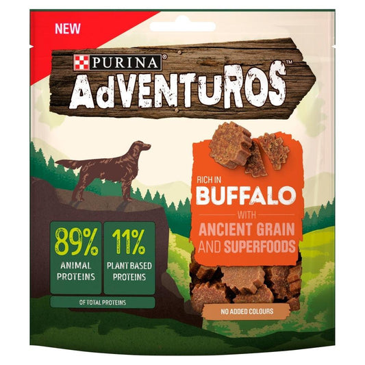 Adventuros Ancient Grains Buffalo 6x120g - North East Pet Shop Adventuros