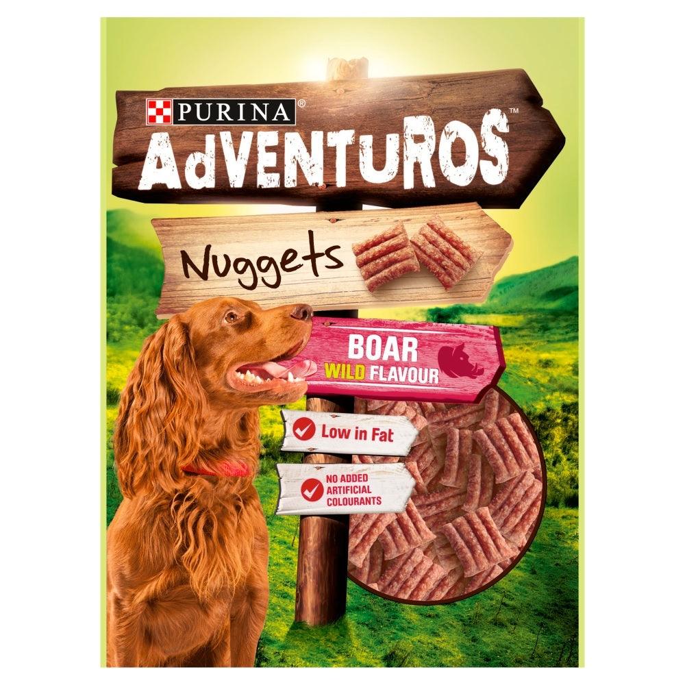 Adventuros Wild Boar Nuggets 6x90g - North East Pet Shop Adventuros