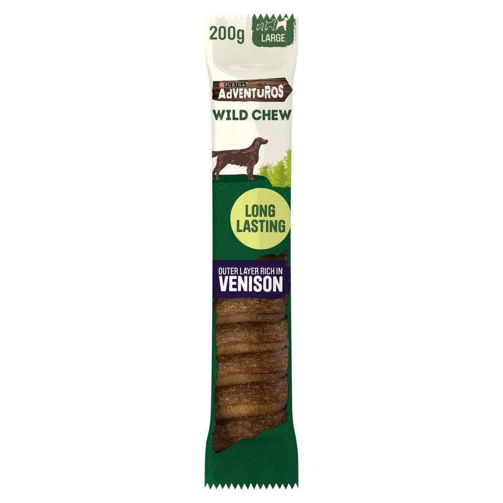 Adventuros Wild Chews Venison Lrg 4x200g - North East Pet Shop Adventuros