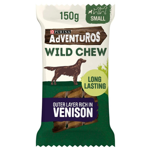 Adventuros Wild Chews Venison Sml 7x150g - North East Pet Shop Adventuros