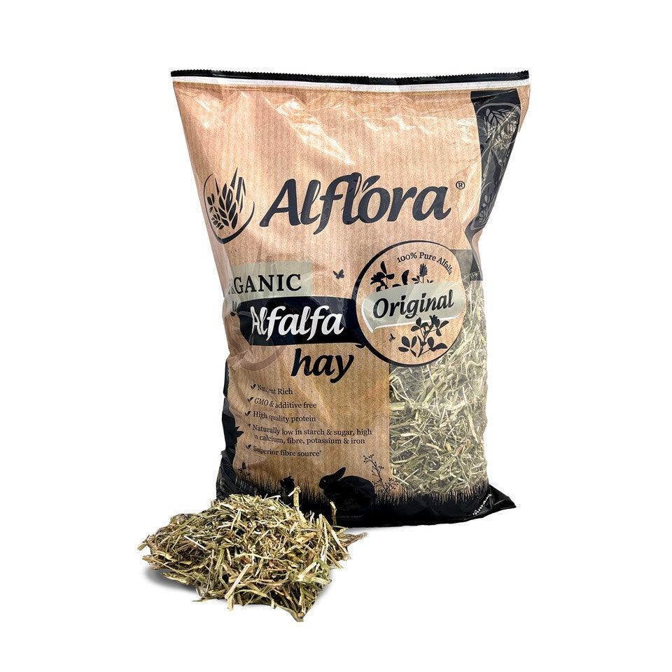 Alflora Organic Alfalfa Hay 1kg - North East Pet Shop Alflora