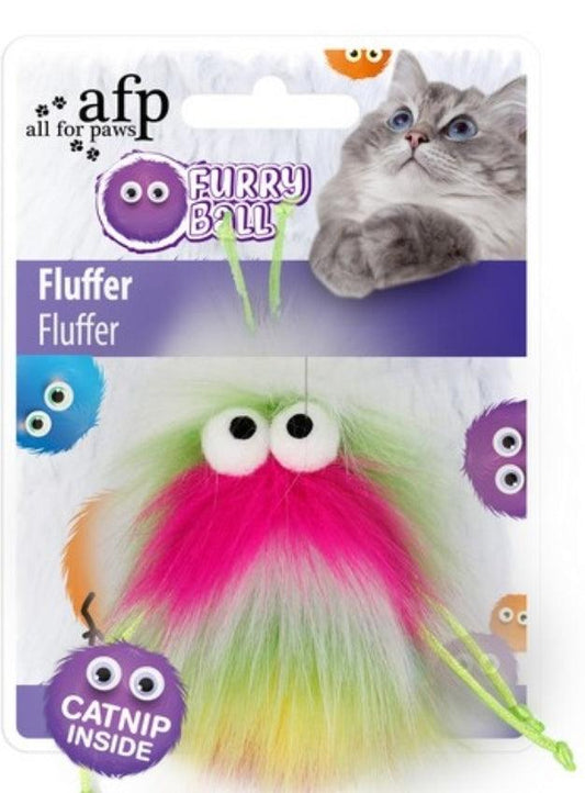 All For Paws Fluffer Cat Toy Pink - North East Pet Shop All For Paws