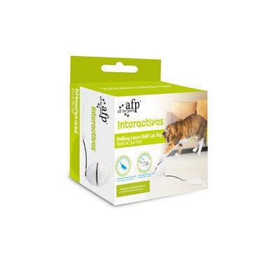 All For Paws Interactives Rolling Laser Ball Cat Toy - North East Pet Shop All For Paws