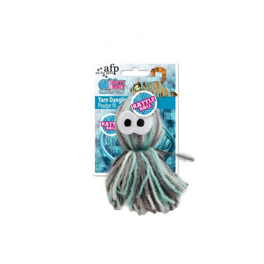 All For Paws Knotty Habit Yarn Dangling Octopus - North East Pet Shop All For Paws