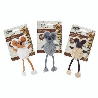 All For Paws Lamb Mouse Dangler Mixed Colour (SNG) - North East Pet Shop All For Paws