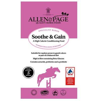 Allen & Page Soothe & Gain 15kg - North East Pet Shop Allen & Page