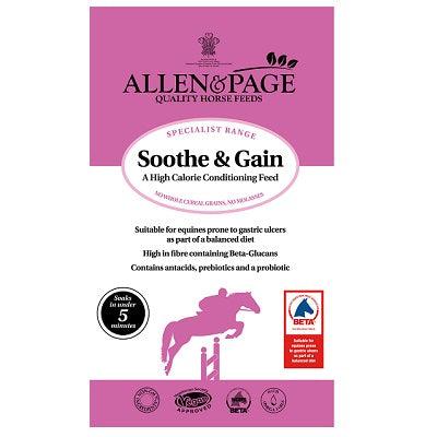 Allen & Page Soothe & Gain - North East Pet Shop Allen & Page