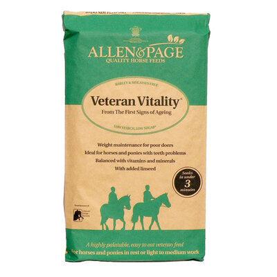 Allen & Page Veteran Vitality Horse Feed 20kg - North East Pet Shop Allen & Page