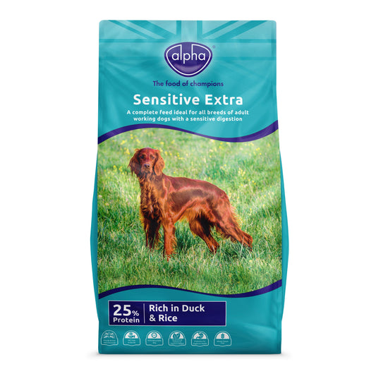 Alpha Sensitive Extra Duck & Rice 15kg - North East Pet Shop Alpha