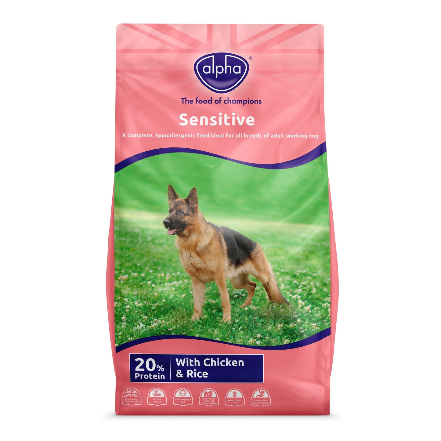 Alpha Sensitive with Chicken & Rice 15kg - North East Pet Shop Alpha