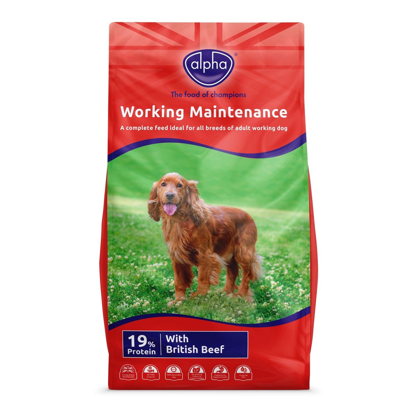 Alpha Worker Maintenance with Beef 15kg - North East Pet Shop Alpha