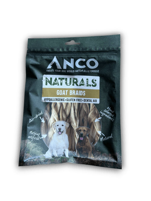 Anco Naturals Goat Braids 100g - North East Pet Shop Anco.