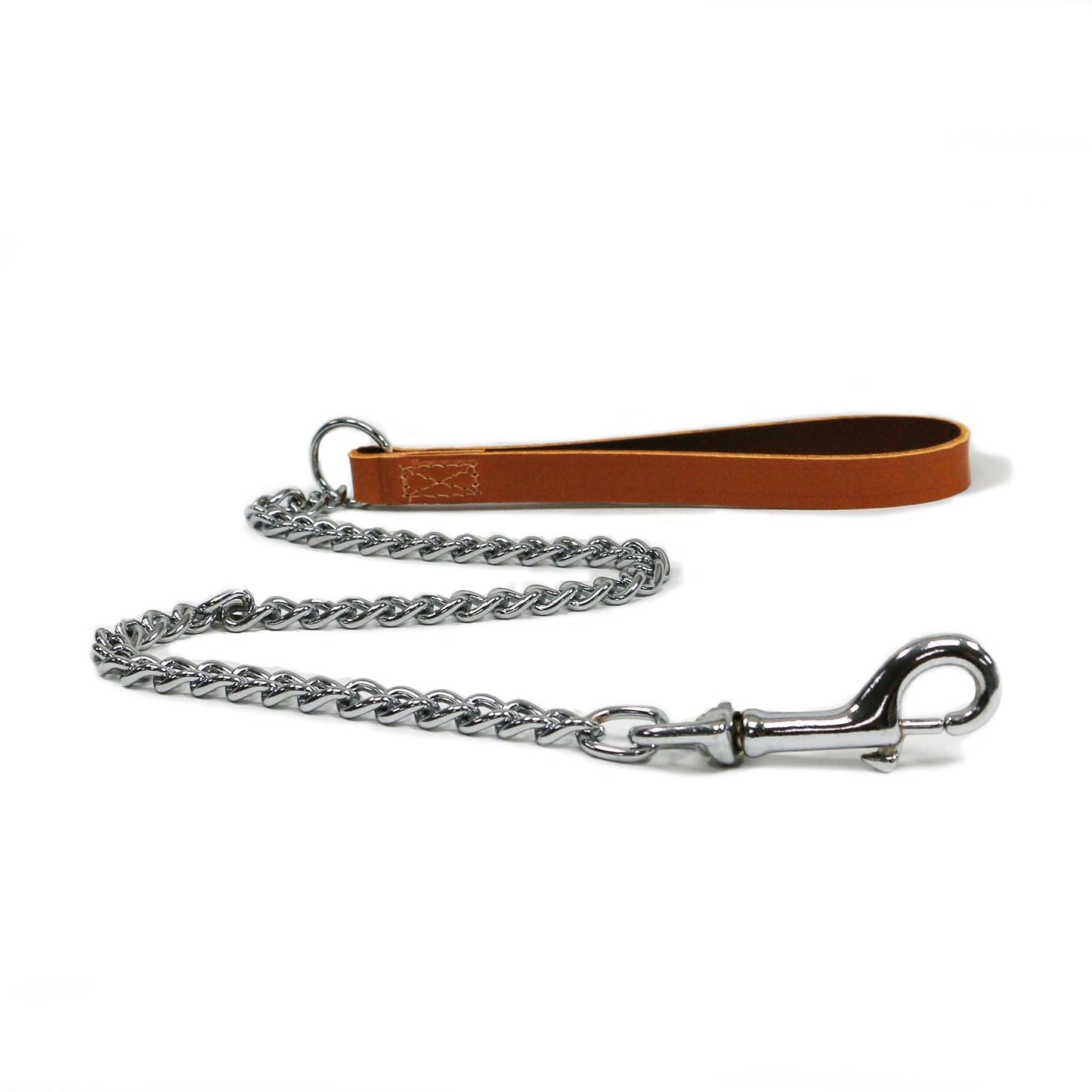 Ancol Classic Leath Chain Hvy Lead Tan - North East Pet Shop Ancol