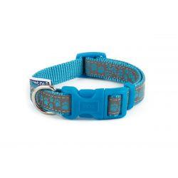 Ancol Collar Reflective Paw Blue - North East Pet Shop Ancol