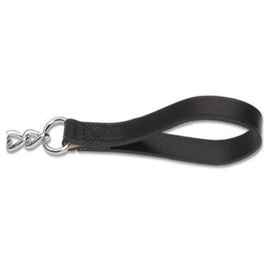 Ancol Extra Heavy Chain Lead Th Handle Black 30 - North East Pet Shop ANCOL