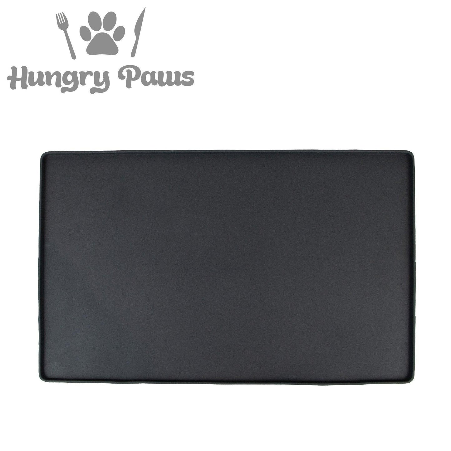 Ancol Hungry Paws Grey Feeding Mat 45 x 27.5cm - North East Pet Shop Ancol