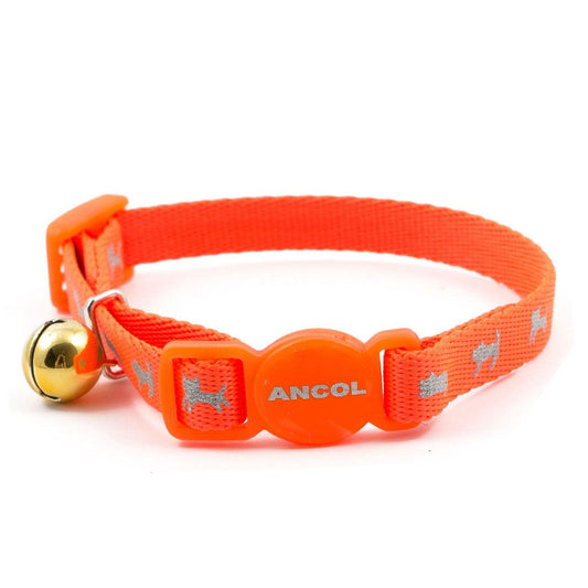 Ancol Kitten Collar Hi-Vis Orange - North East Pet Shop Ancol