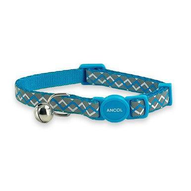 Ancol Reflective Zig-Zag Cat Collar - North East Pet Shop ANCOL