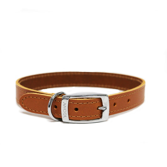 Ancol Sewn Collar Tan 16" S 3 - North East Pet Shop Ancol