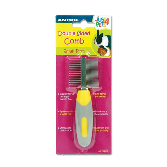 Ancol Small Animal Double Sided Comb - North East Pet Shop Ancol
