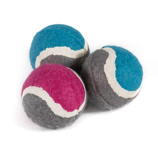 Ancol Small Bite Mini Tennis Balls x6 - North East Pet Shop Ancol