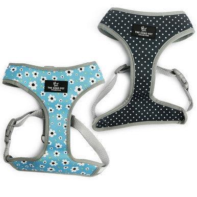 Ancol Soho Daisy/Polka Dot Patterned Harness M - North East Pet Shop ANCOL