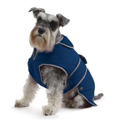 Ancol Stormguard Dog Coat Chest Protector Navy Medium - North East Pet Shop ANCOL